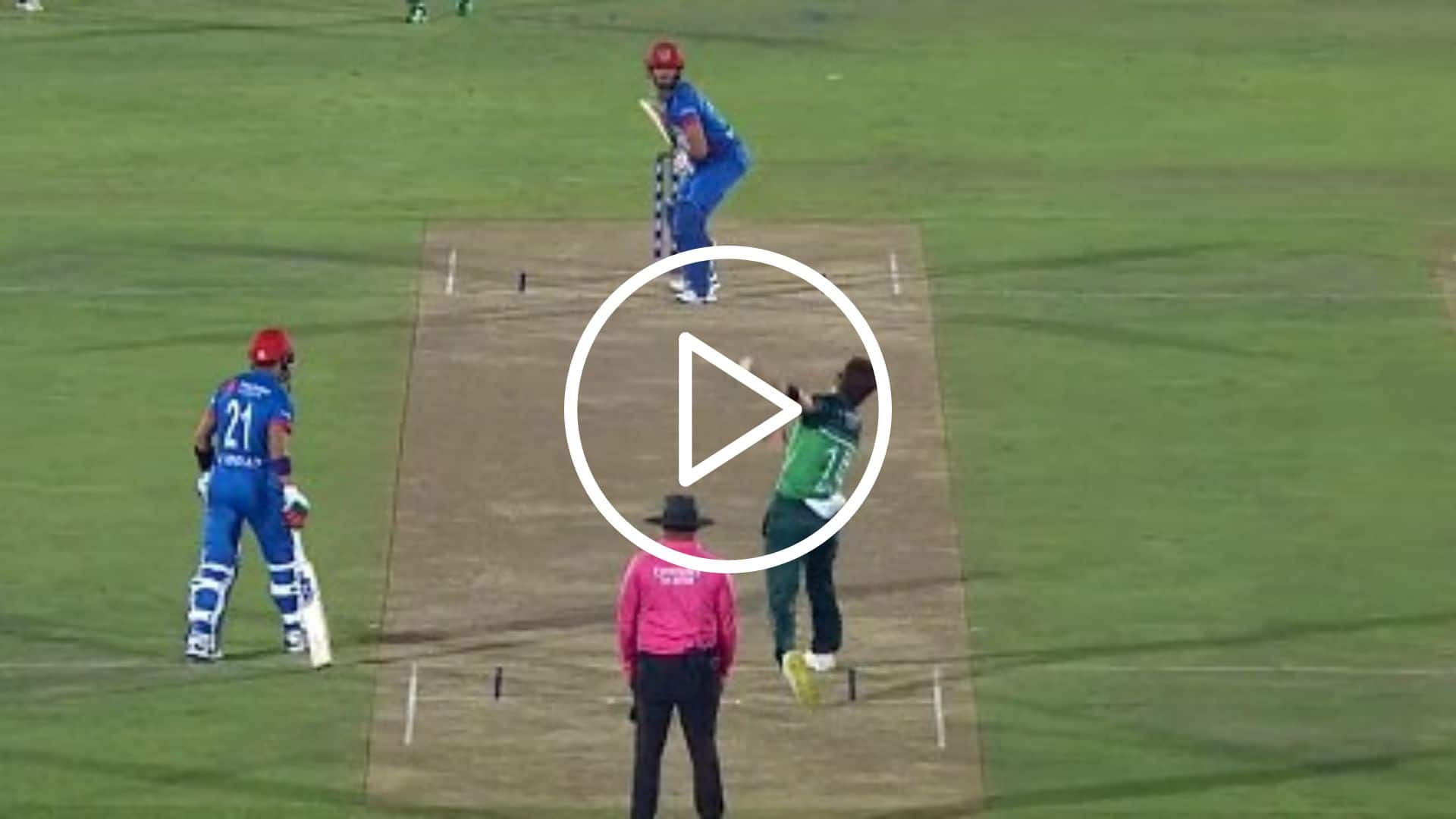 [Watch] Shaheen Afridi's Deadly Bouncer Sends Ibrahim Zadran Packing